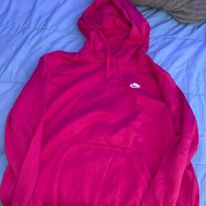 Pink Nike hoodie